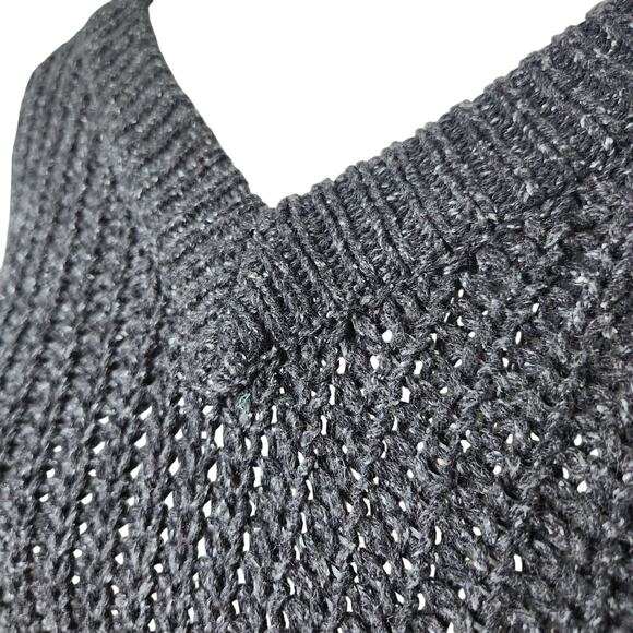 Madewell Pleat-Sleeve Pullover Sweater Ashland Slate XXS | Italian Yarn Silk - Picture 3 of 10